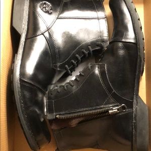 Cleaning out closet.